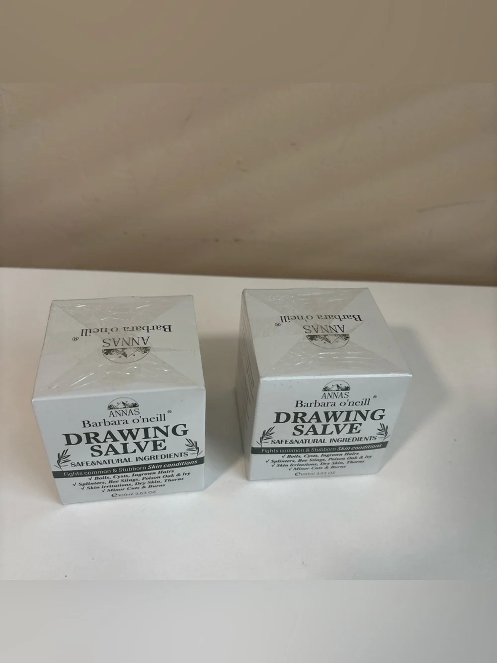 2 ANNAS Drawing Salve for Ingrown Hair Boils Cysts Splinters natural Made in USA